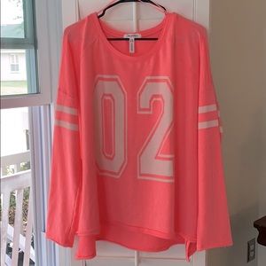 Long sleeve fleece shirt